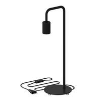 Calex Support d'ampoule E27 Calex - Lampadaire - Noir