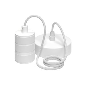 Calex Calex Lampe à suspension - E27 - 1,5M - Blanc Calex Lampe à suspension - E27 - 1,5M - Blanc