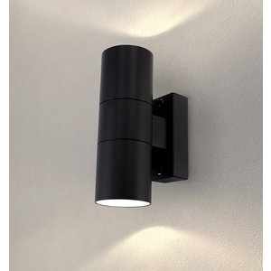 Ledvion Applique Murale LED - Luna Noir - Up Down - GU10 Applique Murale LED - Luna Noir - Up Down - GU10