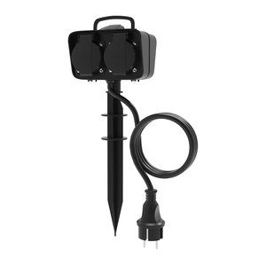 Calex Calex Multiprise de jardin pour l'extérieur - 4 prises de courant - IP44 Calex Multiprise de jardin pour l'extérieur - 4 prises de courant - IP44