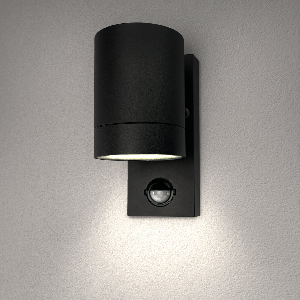 Ledvion Applique d'extérieur avec Detecteur de Mouvement - Colorado - Noir - IP54