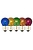 Ampoule Globe LED colorée - 5-pack - E27 - 15W - 240V