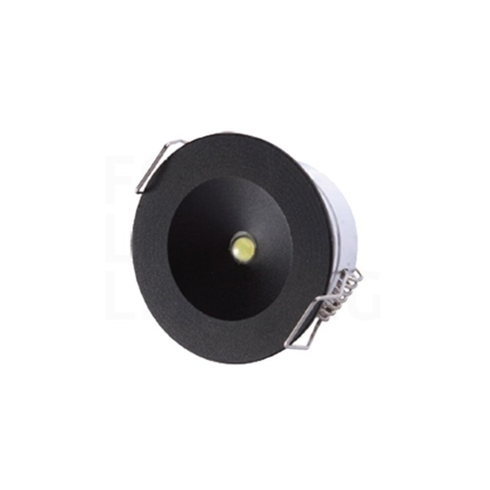 Lampesonline Anneau de Couverture Noir - Eye Luminaire de secours