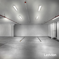 Ledvion Réglette LED Batten 150 cm - 50W -  6000 Lumen - 6500K