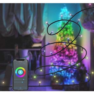 Calex 25m LED Lumières de Noël intelligentes Calex - RGB - 8.5W - IP44 25m LED Lumières de Noël intelligentes Calex - RGB - 8.5W - IP44