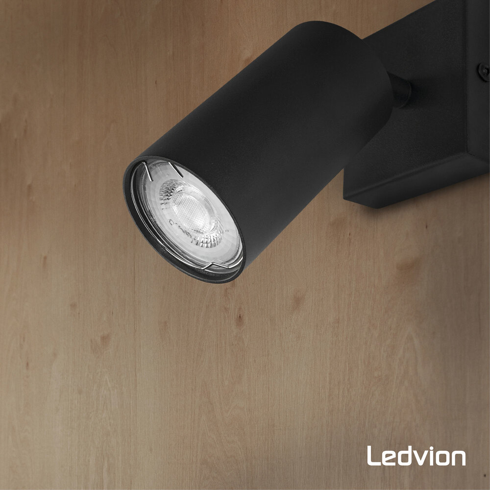 Ledvion 10x Ampoules LED GU10 Dimmable  - 5W - Blanc Froid - 6500K - 345 Lumen - Pack économique