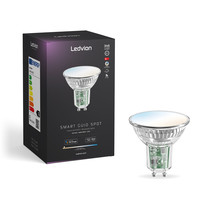 Ledvion Smart CCT GU10 Ampoule LED – 2700K-6500K - Dimmable - Wifi - 5W - 10 pièces