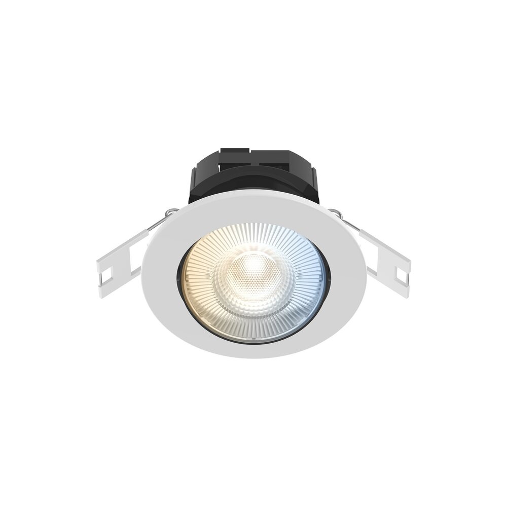Calex Calex LED Spots Encastrés - Smart WiFi - 5W - CCT - 345 Lumen - Ø85 mm - Blanc