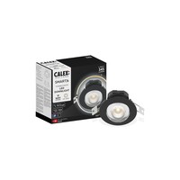 Calex Calex LED Spots Encastrés - Smart WiFi - 5W - CCT - 345 Lumen - Ø85 mm - Noir