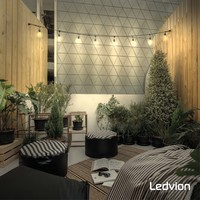 Ledvion Ampoule LED E27 Filament - Dimmable - 7.5W - 2700K - 806 Lumen