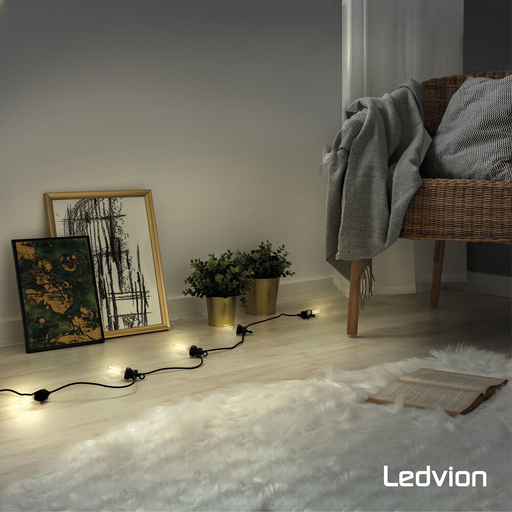Ledvion Ampoule LED E27 Filament - Dimmable - 7.5W - 2700K - 806 Lumen