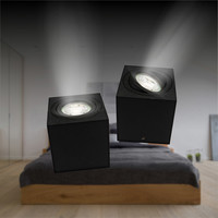 Spot LED - Noir – Inclinable - Carré Lampesonline Spot LED - Noir – Inclinable - Carré