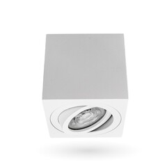 Spot LED Dimmable - Blanc – Inclinable - Carré - 5W - 2700K - IP20