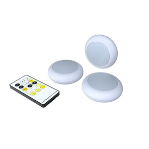 Calex Calex Éclairage LED pour armoire 3x LED - Sans fil - Batterie CCT Calex Éclairage LED pour armoire 3x LED - Sans fil - Batterie CCT