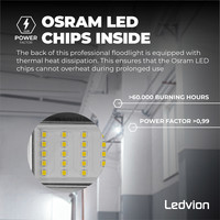 Osram Projecteur LED Avec Détecteur de Mouvement 30W – 6500K Ledvion Osram Projecteur LED Avec Détecteur de Mouvement 30W – 6500K