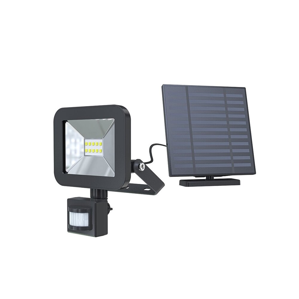 Calex Calex Projecteur LED Solaire - Avec Détecteur de Mouvement – 12W - 800 Lumen - IP44 - 6000-7000K