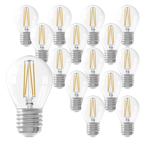 Ledvion 15x Ampoule E27 LED Filament - Dimmable - 3.5W - 2700K - 250 Lumen 15x Ampoule E27 LED Filament - Dimmable - 3.5W - 2700K - 250 Lumen