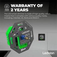 Ledvion Smart WIFI Variateur LED 5-250 Watt - phase on et phase off - complète