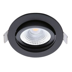 Spots Encastrables LED Noir - 5W - IP54 - 2700K - Inclinable
