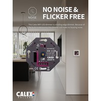 Smart WIFI Variateur 5-250W LED 230V - Phase on et phase off - Universel Calex Smart WIFI Variateur 5-250W LED 230V - Phase on et phase off - Universel