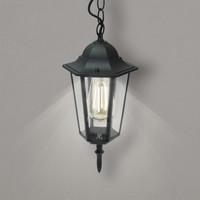 Lampe Suspendue Extérieure - Noir Classique - Culot E27 Lampesonline Lampe Suspendue Extérieure - Noir Classique - Culot E27