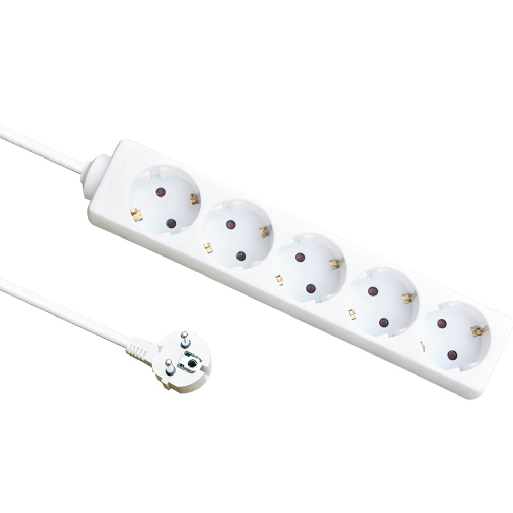 Multiprise 3 prises 1m blanc, 1316868, Electricité et domotique