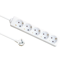 Lampesonline Multiprise - 6 Prises electriques - Rallonge Electrique 1.5 m - Blanc