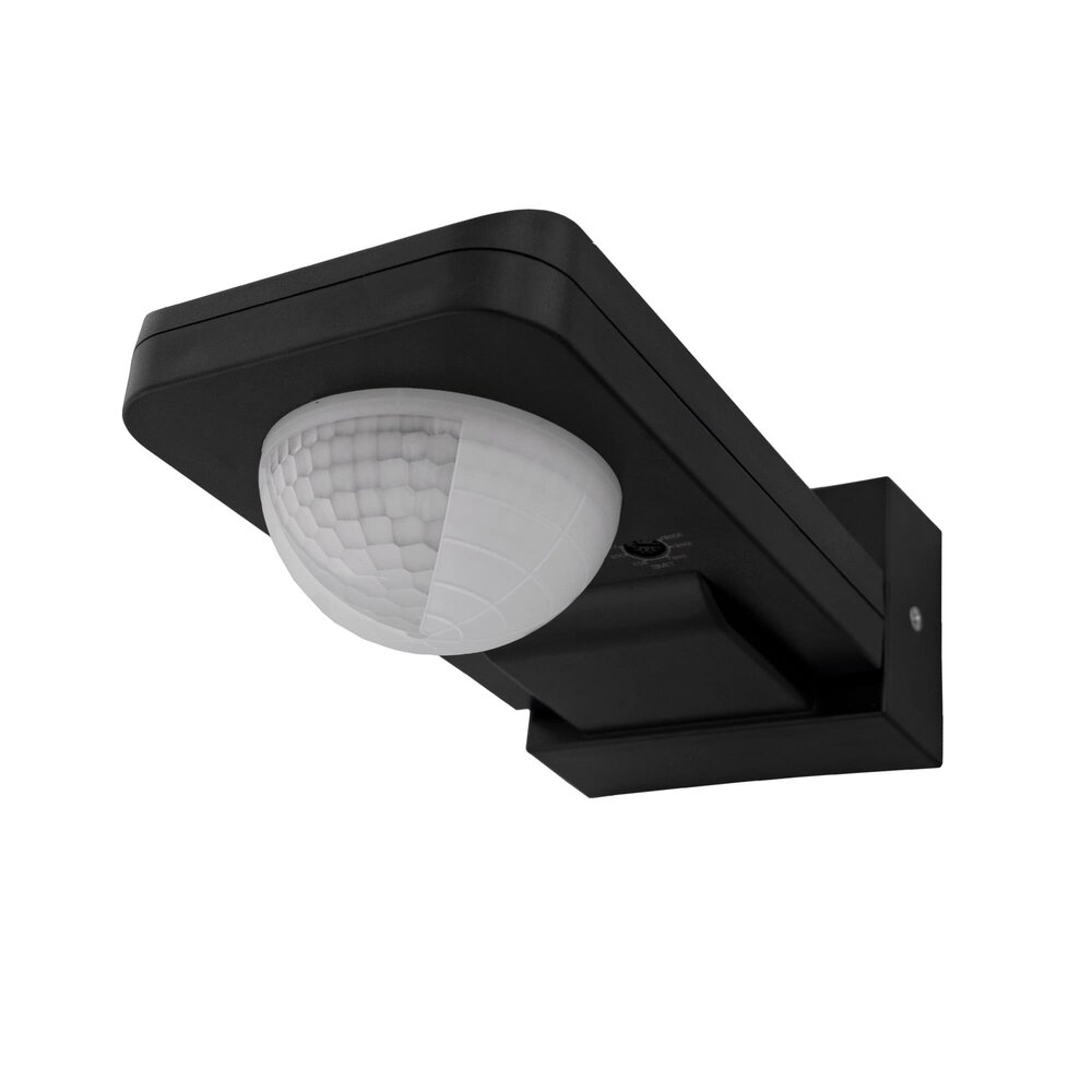 Ledvion Détecteur de Mouvement – Noir – 360 degrés – Capteur jour / nuit – Portée 20 m – Max 400 W - IP65