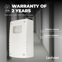 Ledvion Interrupteur crépusculaire -  Avec minuterie - IP54