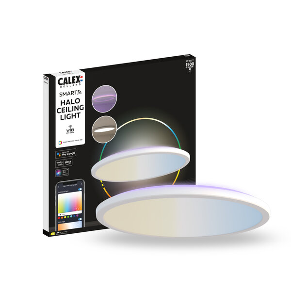 Plafonnier LED connecté WiFi App télécommande dimmable CCT RGB