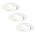 Spot Encastrable LED - Dimmable - Blanc - Rio - 5W - 2700K - Ø85mm - 3 pièces