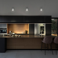 Ledvion Spot Encastrable LED - Dimmable - Noir - Rio - 3W - 4000K - Ø85mm