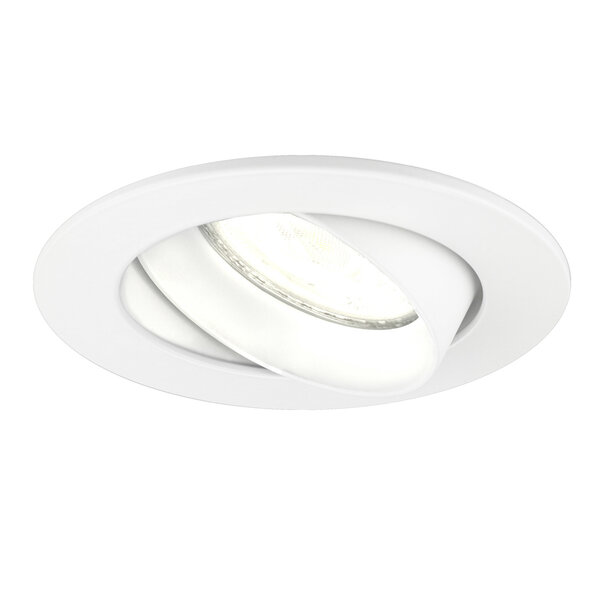 Ledvion Spot Encastrable LED - Dimmable - Blanc - Rio - 5W - 4000K - Ø85mm