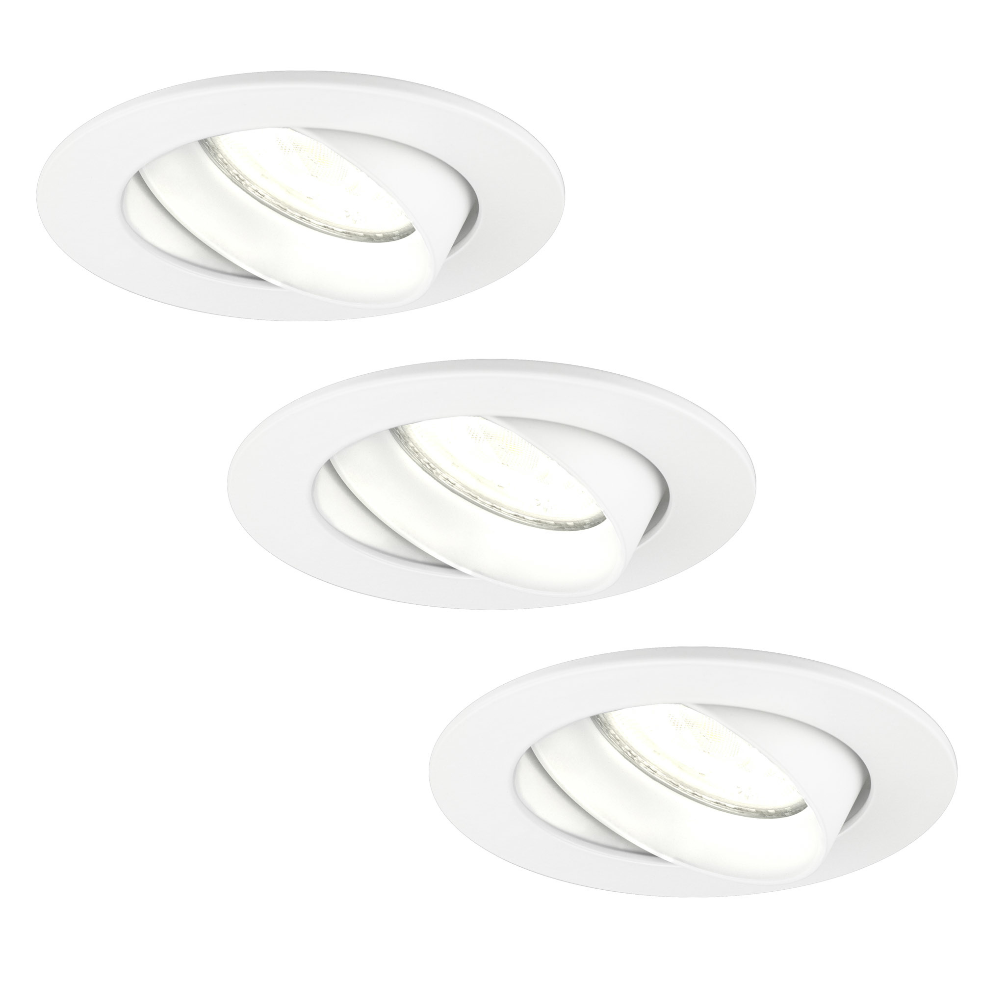 Spot Encastrable LED - Dimmable - Blanc - 5W - 4000K - Lampesonline