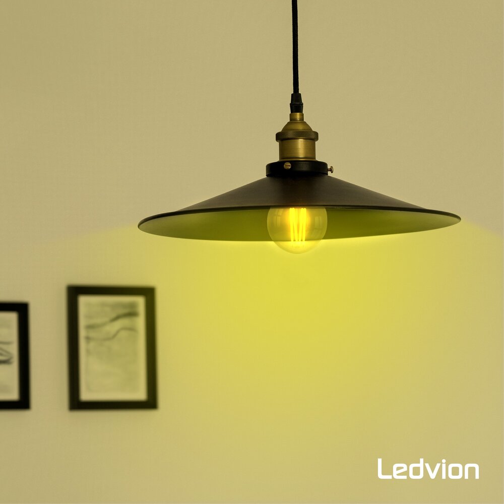 Ledvion 5x Ampoule LED E27 Filament -  1W - 2100K - 50 Lumen - Coloré
