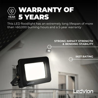 Osram Projecteur LED 10W - 1200 Lumen - 6500K Ledvion Osram Projecteur LED 10W - 1200 Lumen - 6500K