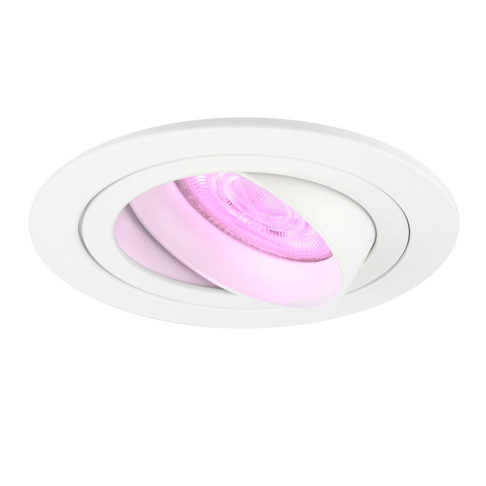 Ledvion LED Spot Encastrable Blanc - Tokyo - Smart WiFi - Dimmable - RGB+CCT