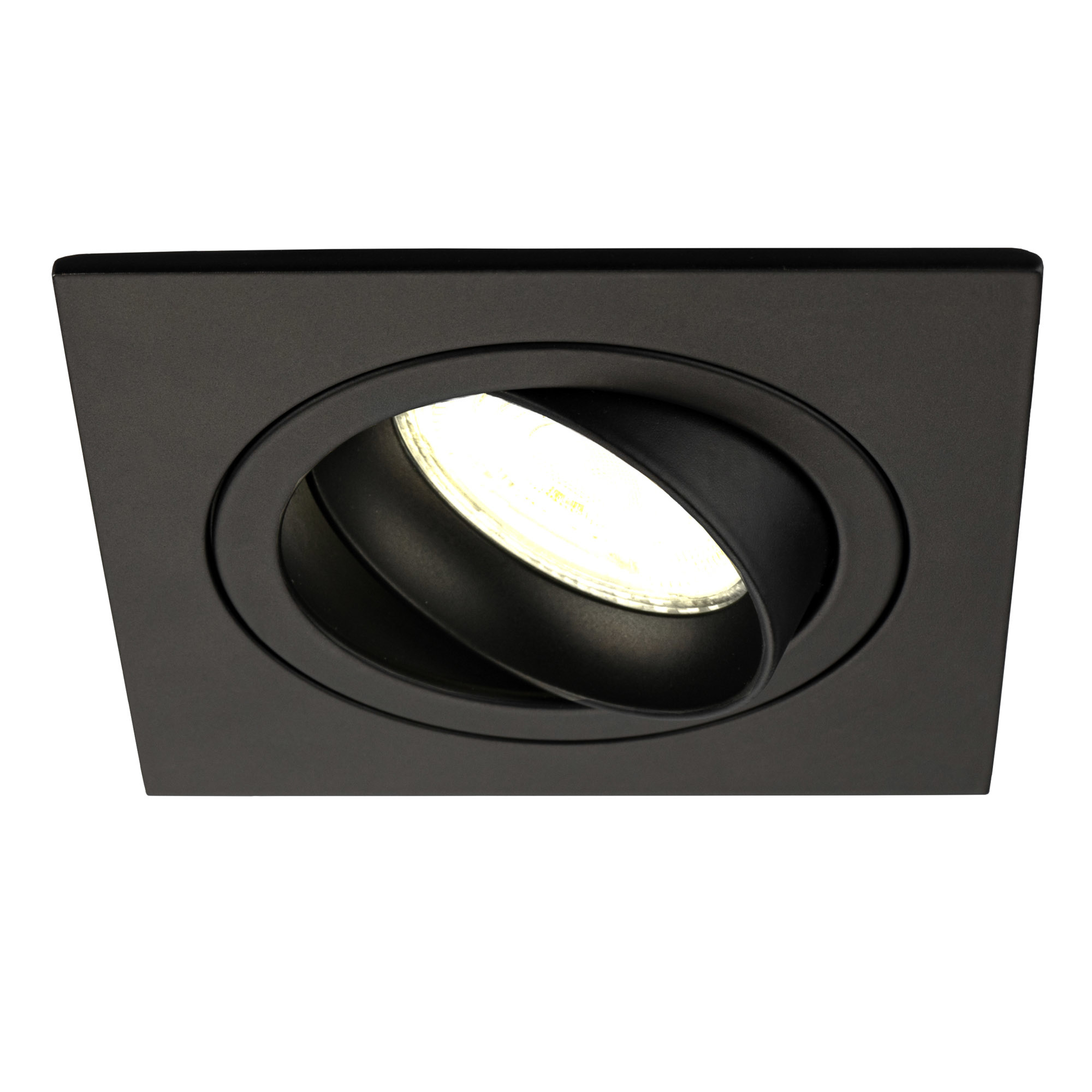 Spot encastrable LED Pineda noir dimmable Ø 8,4 cm 3 × 5,5 W EGLO