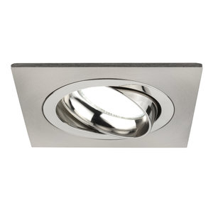 Ledvion Spot Encastrable LED - Dimmable - Inox - Sevilla - 5W - 6500K - 92mm - Carré Spot Encastrable LED - Dimmable - Inox - Sevilla - 5W - 6500K - 92mm - Carré