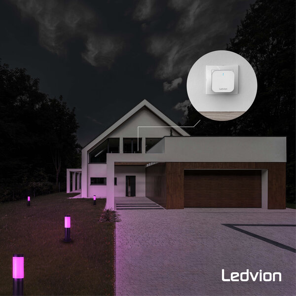 Ledvion Smart RGB+CCT E27 Ampoule LED Dimmable - Bluetooth Mesh - 9.4W