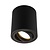 Spot LED Dimmable  - Rond - Noir - 5W - 2700K - Inclinable - IP20