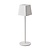 Lampe de table Rechargeable - 2W - 3000K - IP54 - Dimmable via le toucher