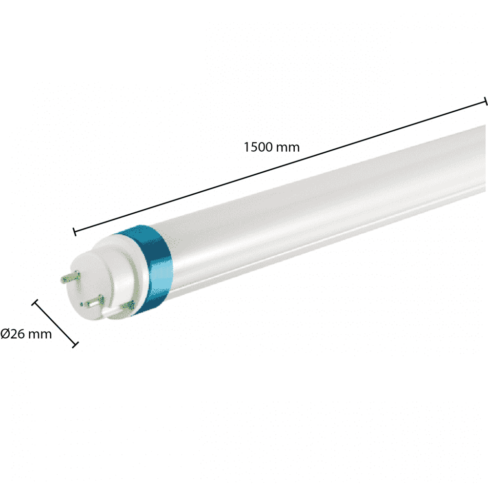 Lampesonline Tube néon LED 150 CM - 140 Lm/W - 25W - 5000K - 3500 Lumen