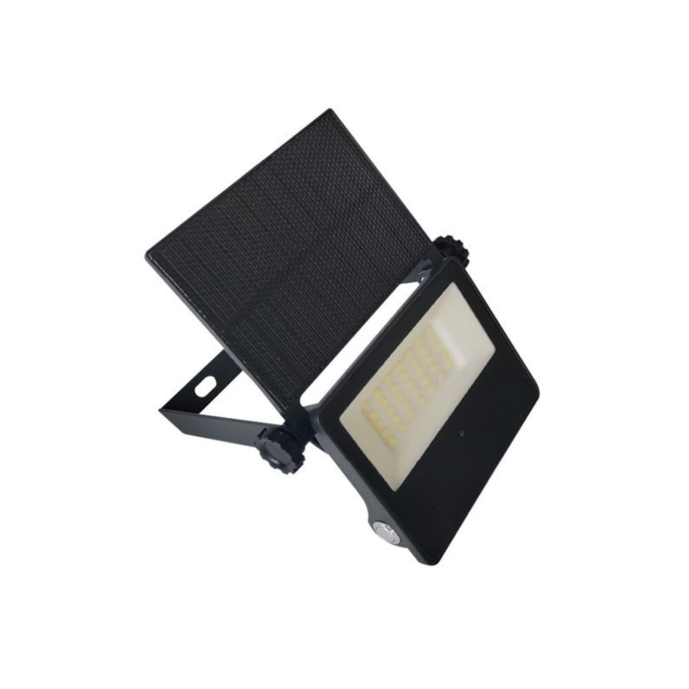 Lampesonline Projecteur LED Solaire - 30W - IP65 - Noir