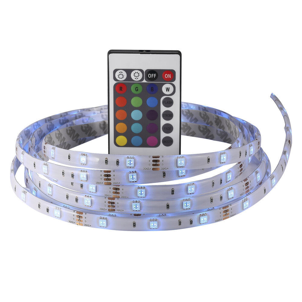 Ruban LED RGB 3M - Prêt à l'emploi - Dimmable - Lampesonline