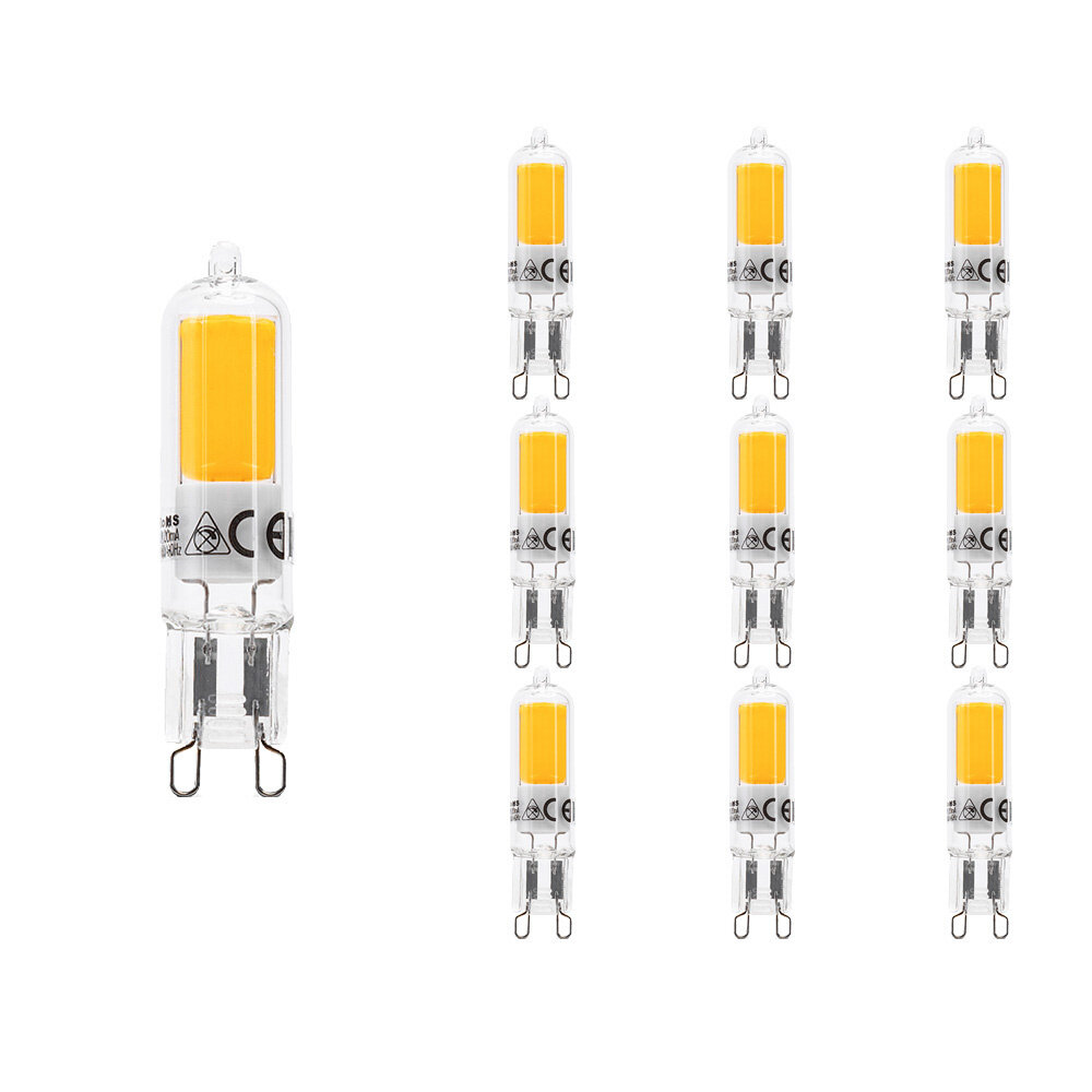 10 Pack - Ampoule G9 LED - 2.2 Watt - 250 Lumen - 3000K - Lampesonline