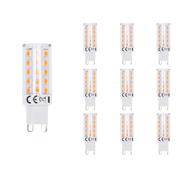 Lampesonline 10 Pack - Ampoule G9 LED - 4.8 Watt - 530 Lumen - 3000K
