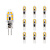 10 Pack - Ampoule G4 LED - 1.3 Watt - 130 Lumen - 3000K
