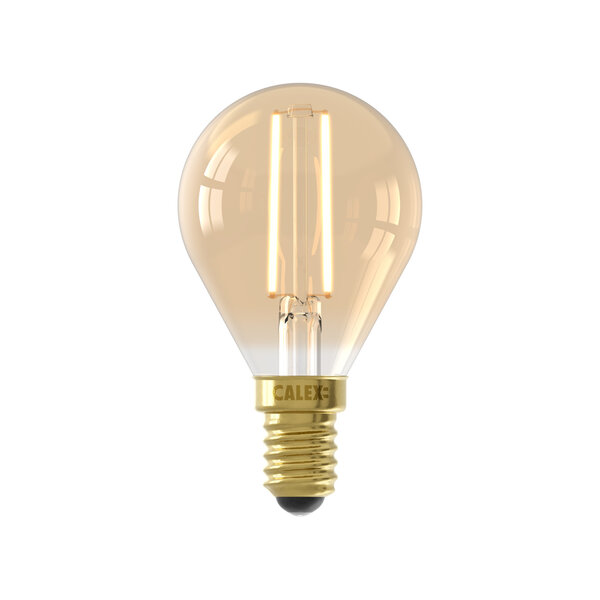 Calex Calex Spherical Ampoule LED Chaude - E14 - 200 Lm - Or Finish - Lampe Vintage