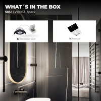 Spots Encastrables LED Noir - Dimmable - IP65 - 7W - CCT - ø90mm - 5 ans de garantie - Convient pour la salle de bain Ledvion Spots Encastrables LED Noir - Dimmable - IP65 - 7W - CCT - ø90mm - 5 ans de garantie - Convient pour la salle de bain